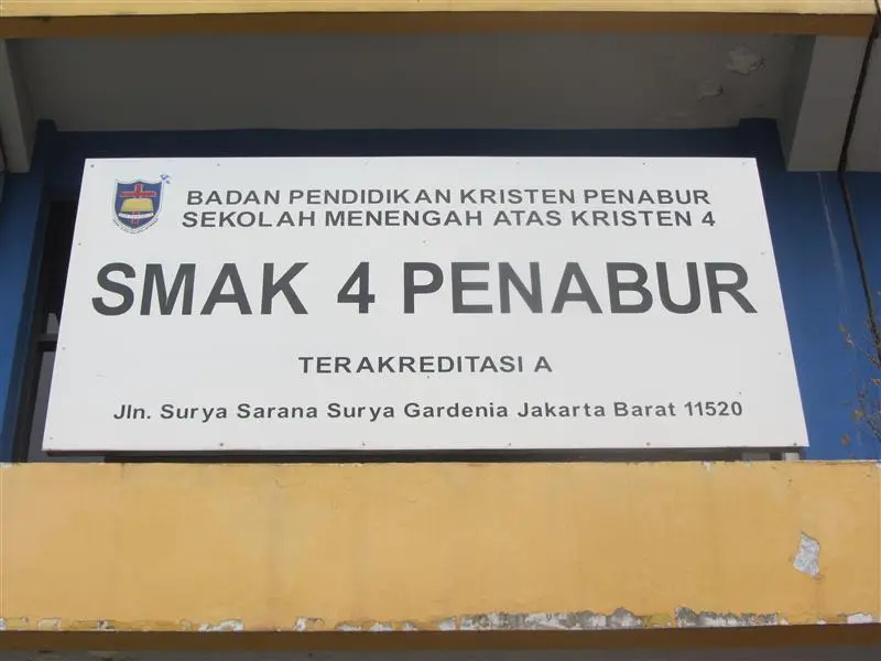 SMA KRISTEN 4 PENABUR