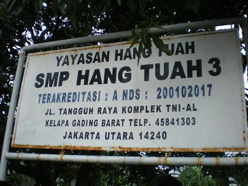 Foto SMP HANG TUAH 3