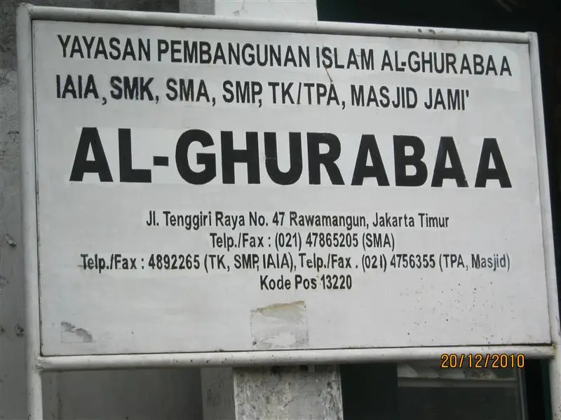 Foto AL Ghurabaa Jakarta