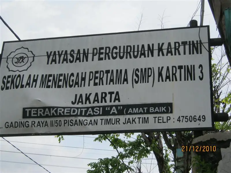 SMP KARTINI 3 JAKARTA