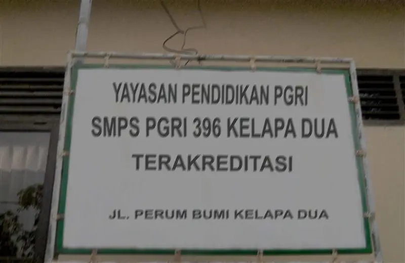Foto SMP PGRI 396 KELAPA DUA