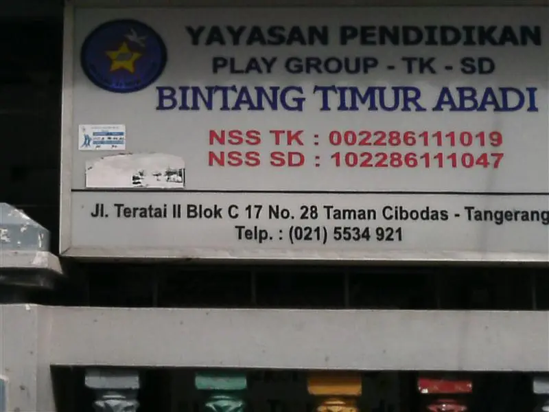 SD BINTANG TIMUR ABADI