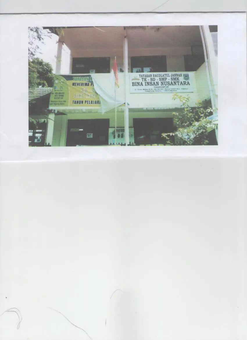SMP BINA INSAN NUSANTARA