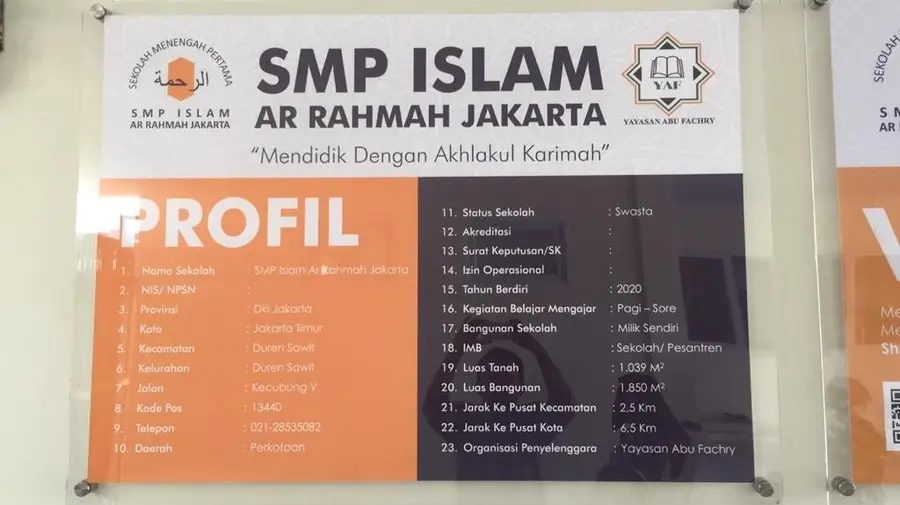 SMP ISLAM AR RAHMAH JAKARTA